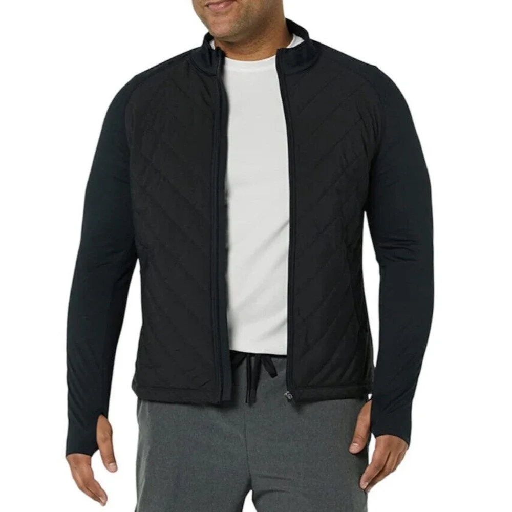 Mew Men's Elastic Padded Sports Jacket Black Size XS - Picture 4 of 4